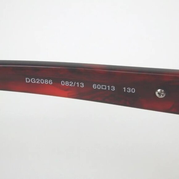 Authentic DOLCE&GABBANA DG2086 082/13 60□13 130 sunglasses plastic/metal [Used] main image 7